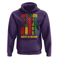 Juneteenth 1865 Freedom Pride Hoodie African American Heritage Graphic