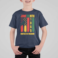 Juneteenth 1865 Freedom Pride T Shirt For Kid African American Heritage Graphic