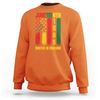 Juneteenth 1865 Freedom Pride Sweatshirt African American Heritage Graphic
