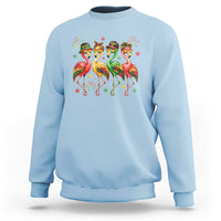 Funny Juneteenth Flamingos Squad Sweatshirt African American Heritage