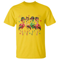 Funny Juneteenth Flamingos Squad T Shirt African American Heritage