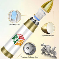 Juneteenth 1865 Freedom Bullet Tumbler African American Pride