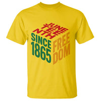 Juneteenth 1865 Freedom T Shirt African American Pride