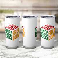 Juneteenth 1865 Freedom Tumbler Cup African American Pride