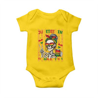 Skeleton Juneteenth Freedom Baby Onesie African American Pride Gift
