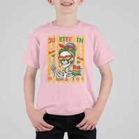 Skeleton Juneteenth Freedom T Shirt For Kid African American Pride Gift