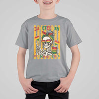 Skeleton Juneteenth Freedom T Shirt For Kid African American Pride Gift
