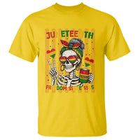 Skeleton Juneteenth Freedom T Shirt African American Pride Gift