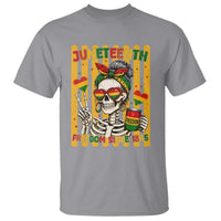 Skeleton Juneteenth Freedom T Shirt African American Pride Gift