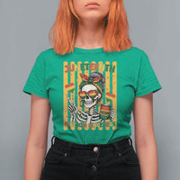 Skeleton Juneteenth Freedom T Shirt For Women African American Pride Gift