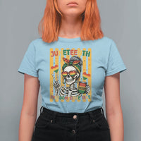 Skeleton Juneteenth Freedom T Shirt For Women African American Pride Gift