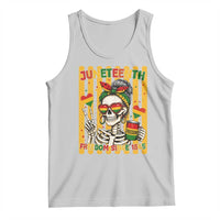 Skeleton Juneteenth Freedom Tank Top African American Pride Gift