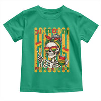 Skeleton Juneteenth Freedom Toddler T Shirt African American Pride Gift