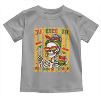 Skeleton Juneteenth Freedom Toddler T Shirt African American Pride Gift