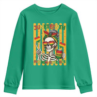 Skeleton Juneteenth Freedom Youth Sweatshirt African American Pride Gift