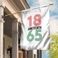 Vintage Juneteenth 1865 Garden Flag Retro Striped Number Graphic