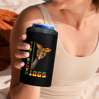 Funny Juneteenth Goose 4 in 1 Can Cooler Tumbler African American Pride Gift