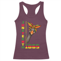Funny Juneteenth Goose Racerback Tank Top African American Pride Gift