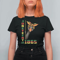 Funny Juneteenth Goose T Shirt For Women African American Pride Gift