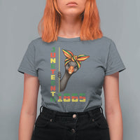 Funny Juneteenth Goose T Shirt For Women African American Pride Gift