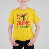 My First Juneteenth T Shirt For Kid African American Baby Freedom Day