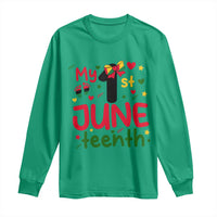 My First Juneteenth Long Sleeve Shirt African American Baby Freedom Day