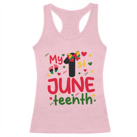 My First Juneteenth Racerback Tank Top African American Baby Freedom Day