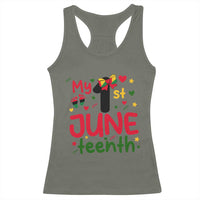 My First Juneteenth Racerback Tank Top African American Baby Freedom Day