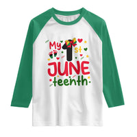 My First Juneteenth Raglan Shirt African American Baby Freedom Day