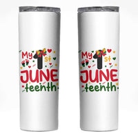 My First Juneteenth Skinny Tumbler African American Baby Freedom Day