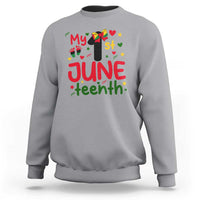 My First Juneteenth Sweatshirt African American Baby Freedom Day