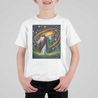 Black Jesus Juneteenth T Shirt For Kid African American Christian Pride