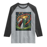 Black Jesus Juneteenth Raglan Shirt African American Christian Pride