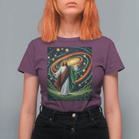Black Jesus Juneteenth T Shirt For Women African American Christian Pride