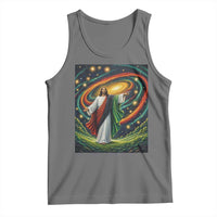 Black Jesus Juneteenth Tank Top African American Christian Pride