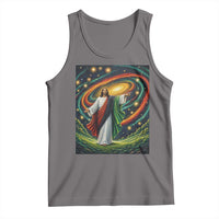 Black Jesus Juneteenth Tank Top African American Christian Pride