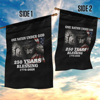 One Nation Under God 250th Anniversary Garden Flag American Patriotic Faith