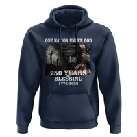 One Nation Under God 250th Anniversary Hoodie American Patriotic Faith