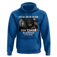One Nation Under God 250th Anniversary Hoodie American Patriotic Faith