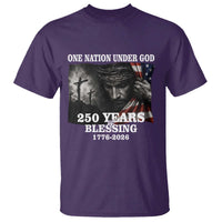 One Nation Under God 250th Anniversary T Shirt American Patriotic Faith