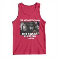 One Nation Under God 250th Anniversary Tank Top American Patriotic Faith