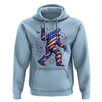 Funny Patriotic Bigfoot Hoodie 4th Of July Freedom