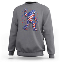 Funny Patriotic Bigfoot Sweatshirt 4th Of July Freedom