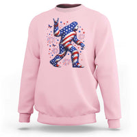 Funny Patriotic Bigfoot Sweatshirt 4th Of July Freedom