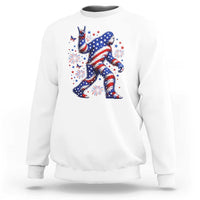 Funny Patriotic Bigfoot Sweatshirt 4th Of July Freedom