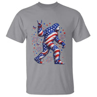 Funny Patriotic Bigfoot T Shirt 4th Of July Freedom