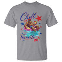 Funny Bigfoot 4th Of July T Shirt Chill The Fourth Out