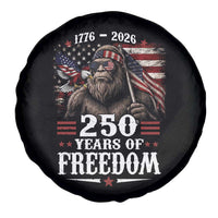 Bigfoot 250 Years Of Freedom Spare Tire Cover Patriotic Sasquatch Lover