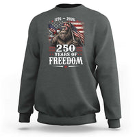 Bigfoot 250 Years Of Freedom Sweatshirt Patriotic Sasquatch Lover