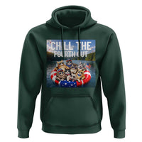 Funny Americana Cat Squad Hoodie Chill The Fourth Out